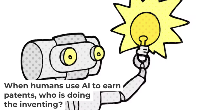 Only humans can be awarded patents, but AIs can do a lot of the work to earn them. lineartestpilot/iStock via Getty Images